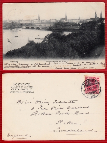 AK Hamburg, Lombardsbrücke