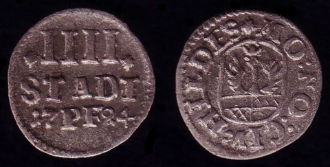 4 Pfennig Hildesheim 1724