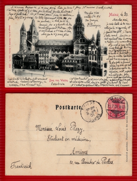 AK Mainz, Dom von Westen