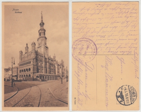 AK Posen (Poznan), Rathaus