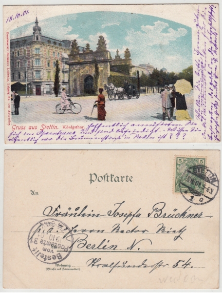AK Stettin (Szczecin), Königsthor