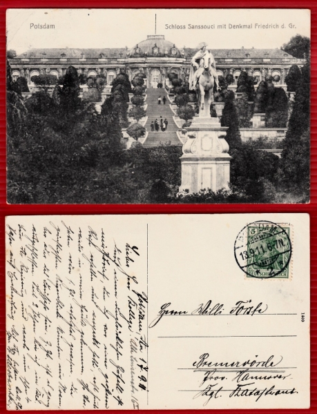 AK Potsdam, Schloss Sanssouci