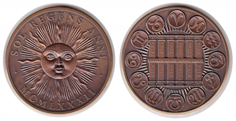 Kalendermedaille 1982
