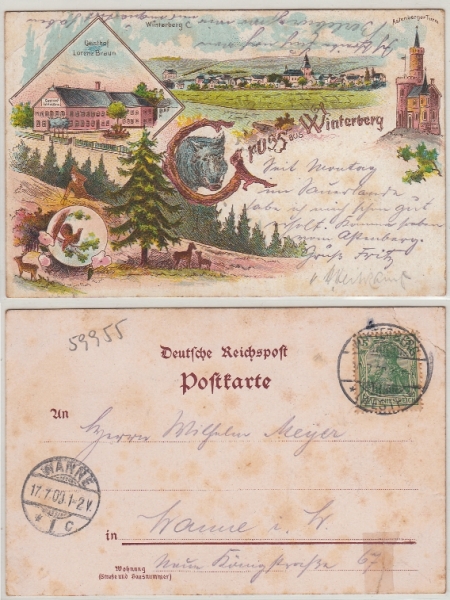 AK Winterberg, Gruss aus